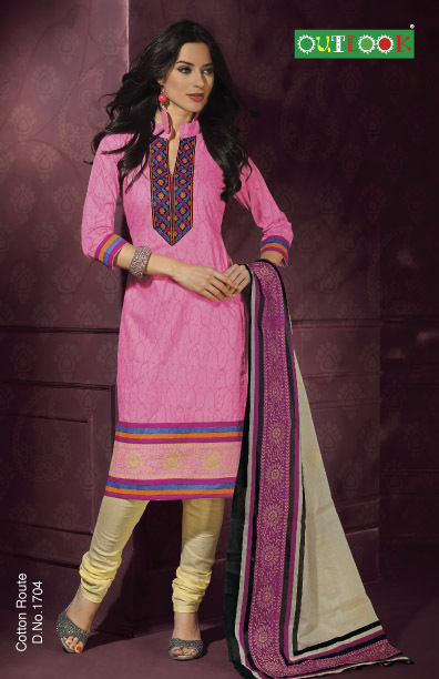 Cotton Route Dress Material