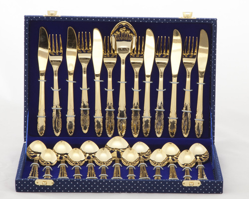Gold Plated Cutlery Set