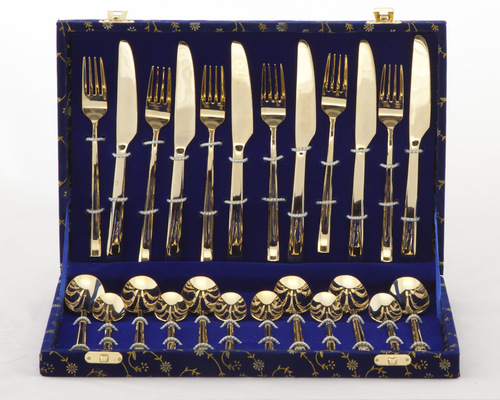 Gold cutlery