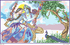 Radha And Kishan Mosaic Tiles