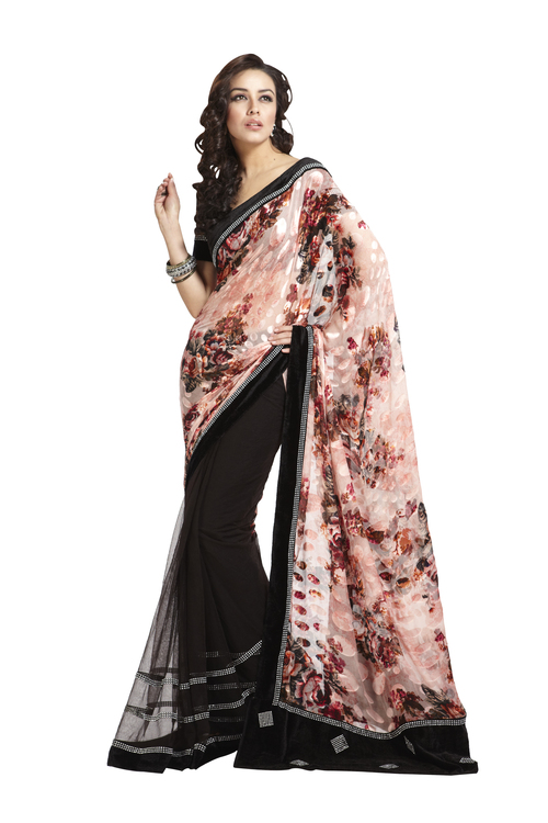 Printed Brasso Saree