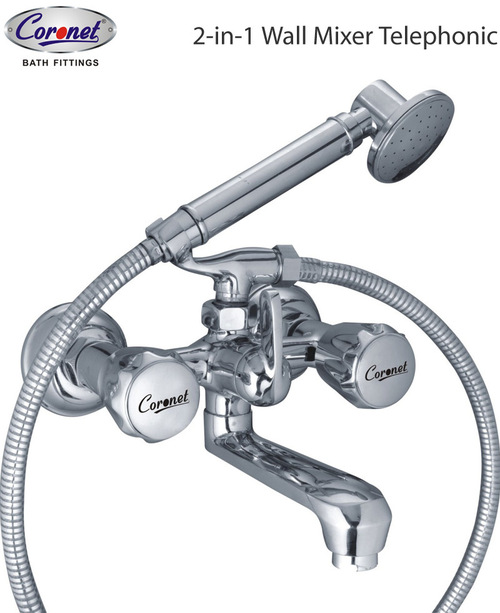 2-in-1 wall mixer telephonic