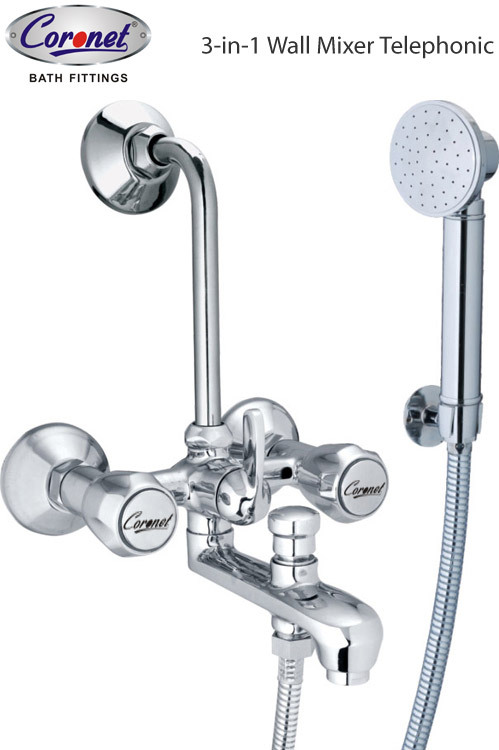 3-in-1 wall mixer telephonic
