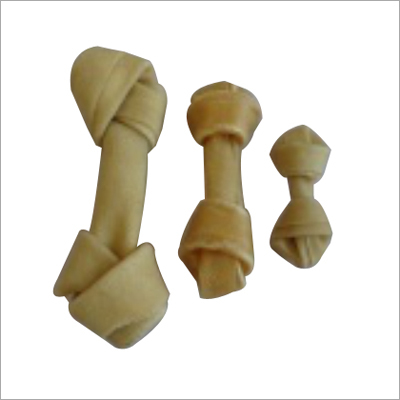 Natural Rawhide Knotted Bones