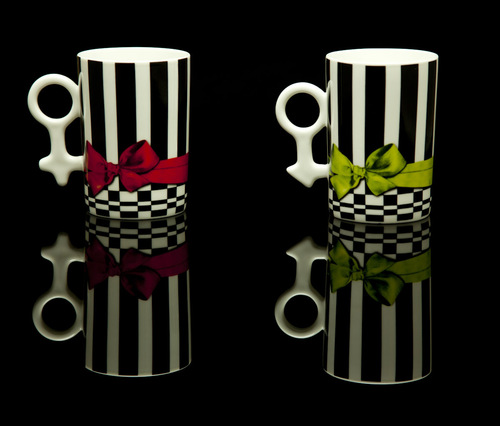 His & Her Mug set - Bows