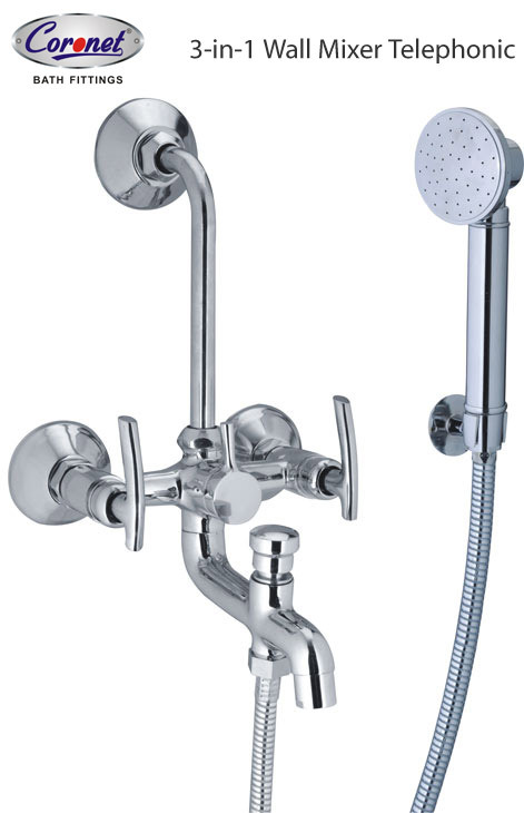3-in-1 Wall Mixer Telephonicq