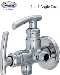 2-in-1 Angle Cock