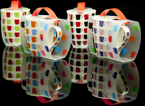 Coffee Mug covered in a fabulous matching sleeve