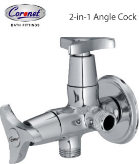 2-in-1 Angle Cock