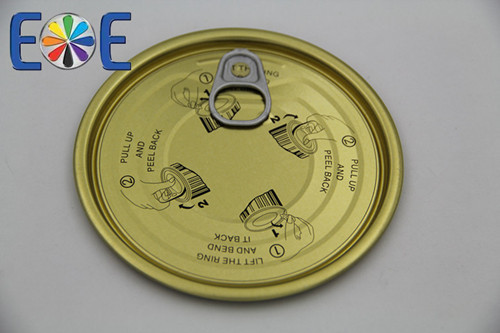 Palestine 401 tinplate easy open can lids supplier