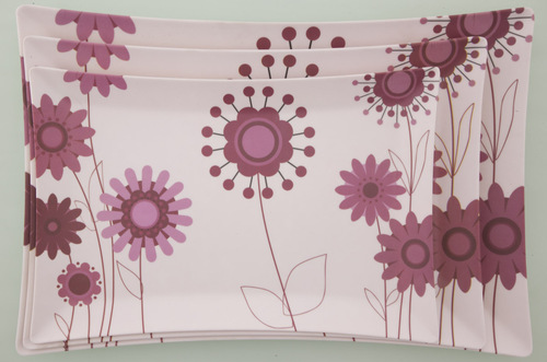 Valerio - Dandy - Set Of 3 Melamine Trays