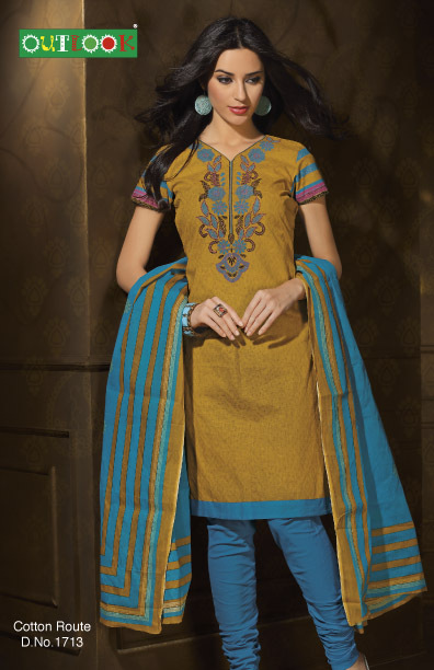 Cotton Route Dress Material