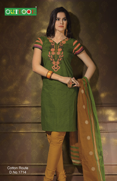 Cotton Route Dress Material