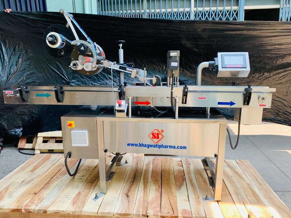 Automatic Label Applicator - Stainless Steel, 300 Labels Per Minute Capacity | 12"/Second Thermal Transfer Printing, PLC Control System, One Year Warranty