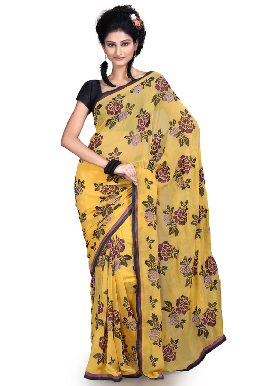 Chiffon Printed Saree
