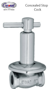 concealed stop cock