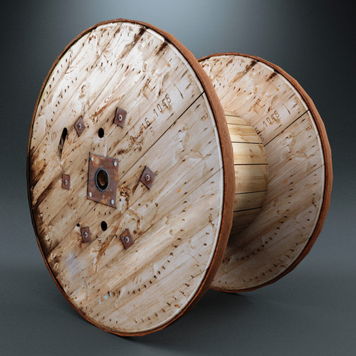 Large Wooden Cable Drum Large Wooden Cable Drum