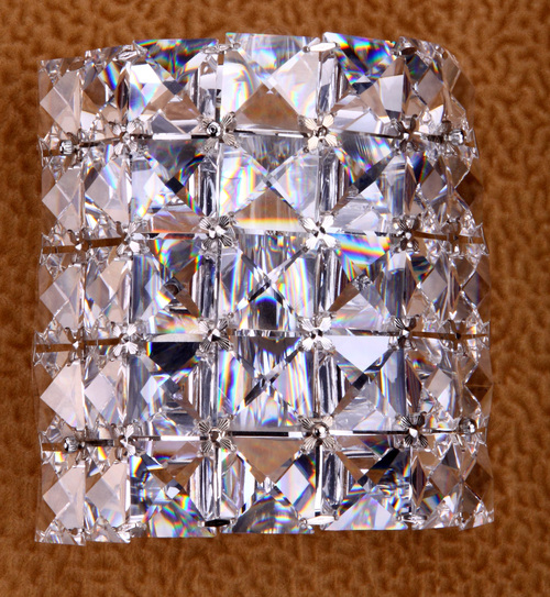 WALL BRACKET - Crystal Glass 5x5x3 Inches, Clear Finish | Elegant Design, Easy Installation, Secure Mounting