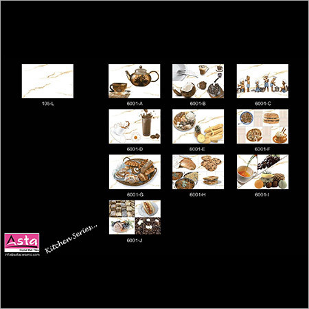 Modern Kitchen Printing Tiles
