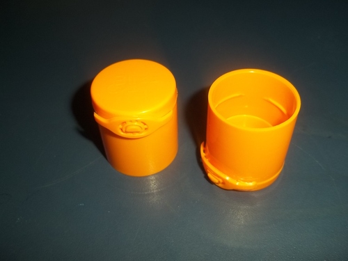 pilferproof flip top cap