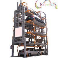 Rotary Parking System - Steel Material, Variable Capacity, Customizable Dimensions | Automated Control, Durable Design, Space Saving, High Capacity