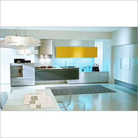 Straight Modular Kitchen Installation
