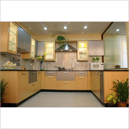 U Shaped Modular Kitchen
