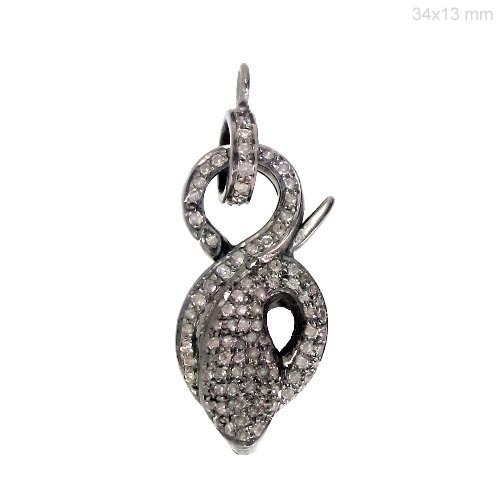 Sterling Silver Diamond Pendant