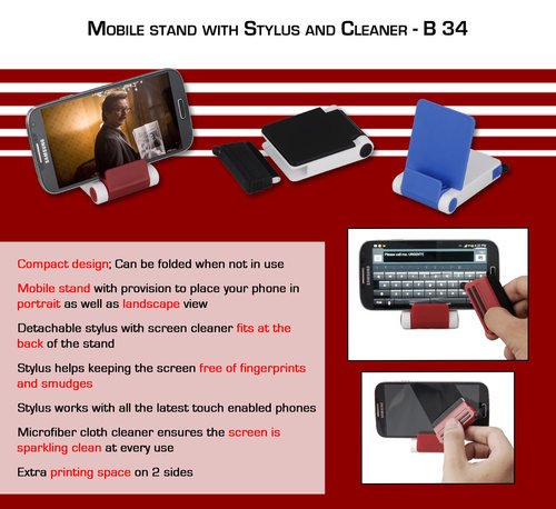Folding Plastic Mobile Stand