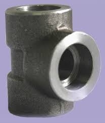 Steel Tee - Forged Steel 15-50mm Black, 150-600 PSI | Durable, Corrosion Resistant, Smooth Fit, T-Shape Lateral Openings