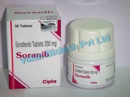 Sorafenib 200mg soranib Tablets (Cipla)