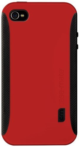 Case-Mate POP CM017120 Case for Apple iPhone 4/4S - Plastic, 12.7 x 7.6 x 1.3 cm, Red | Impact Resistance, Slim Design, Easy Installation
