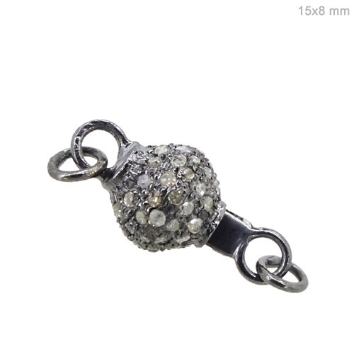Silver Diamond Finding Jewelry