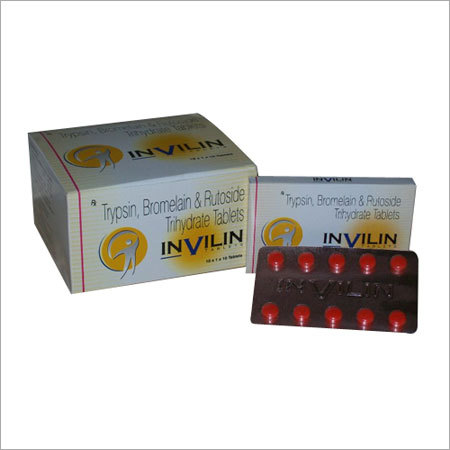 Trypsin Bromelain Rutoside Trihydrate Tablets