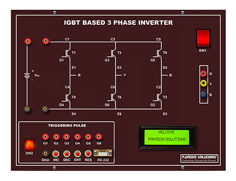 IGBT Based Three Phase Inverter