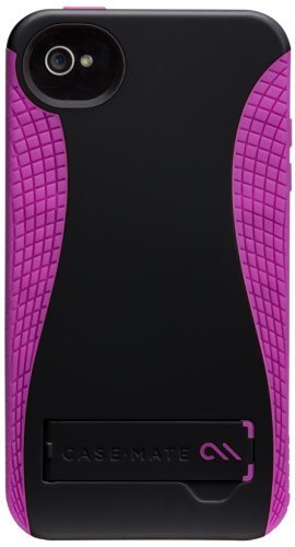 Case-Mate POP CM017861 Case with Stand for Apple iPhone 4/4S - Plastic, 16.5x2.5x11.4 cm, Purple | Protection, Stand, Durable Grip
