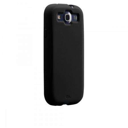 Case Mate Emerge Smooth Case for Samsung Galaxy S3 (Black) - Silicone, Black | Slim Design, Phone Protection, Easy Installation