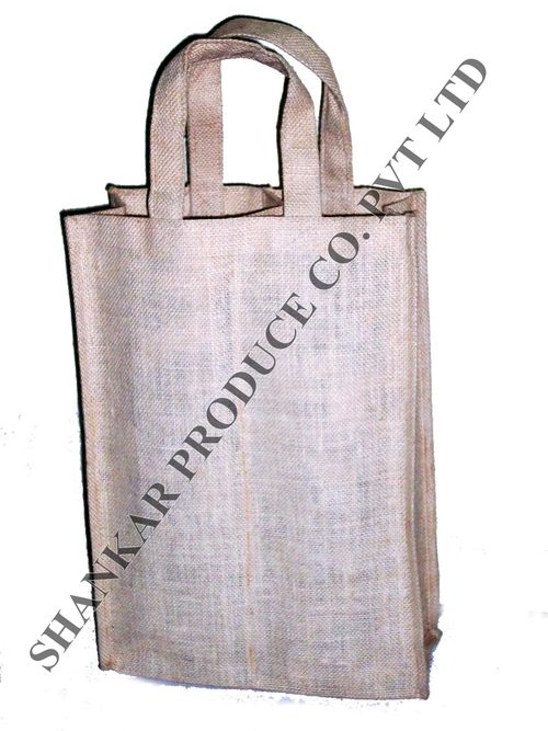 Jute Double Bottle Bag