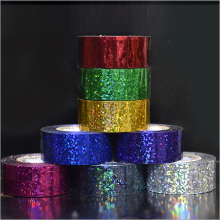 Styleplus Holographic Tape 3 inch (Cracked Ice & Sequin Pattern) (per roll)  - Drillcomp, Inc.