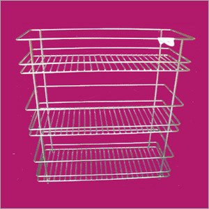 Stainless Steel Three Shelf Rack