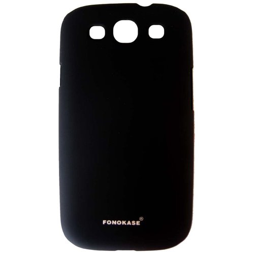 Fonokase Premium Case for Samsung Galaxy S3 (Black) - Silicone, 120x60x10 mm, Black | Impact Resistant, Slim Design, Screen Protection