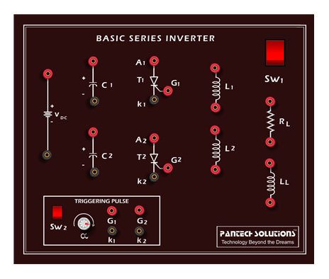 Series Inverter - 30 VDC Input, 30 VAC Output, 1A, 0-200Hz | PWM Generation, Adjustable Frequency, Isolated Triggering