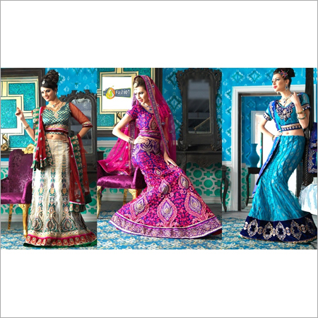 Embroidered Lehenga Sarees