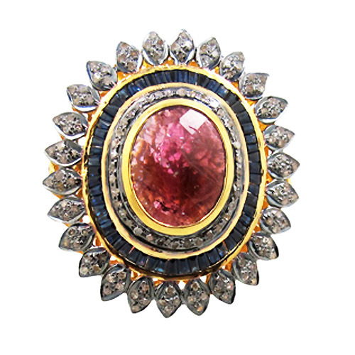 Gemstone Diamond Ring Jewelry