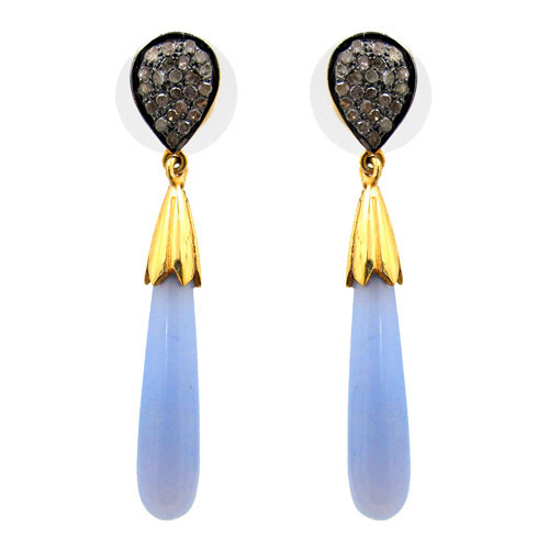 Opal Diamond Earrings Jewelry