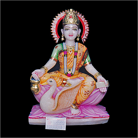 Marble Gayatri Maa Statue