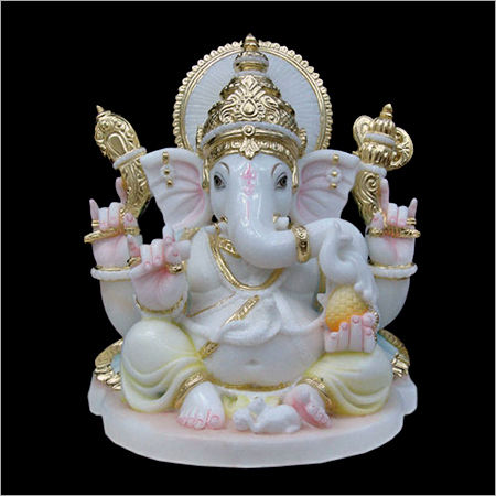 Marble Ganesh Murti - Marble Ganesh Murti Exporter, Manufacturer ...