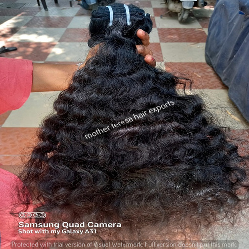 Machine Weft Curly Human Hair