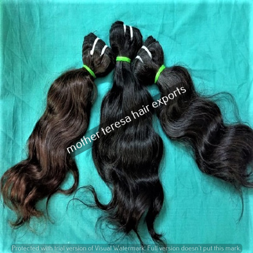 Natural Black Machine Weft Body Wave Hair