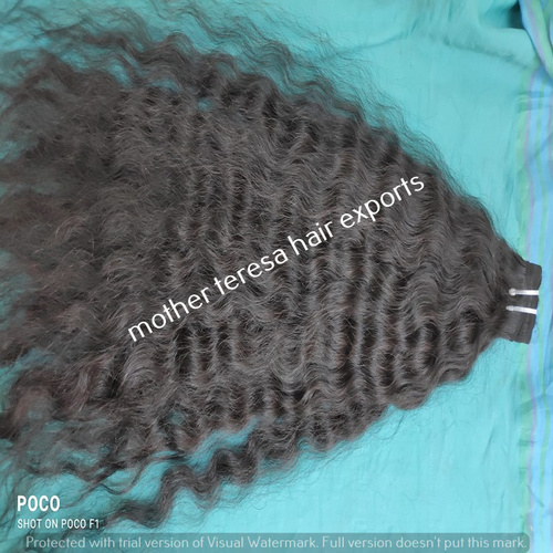 UNPROCESSED INDIAN DEEP CURLY HAIR EXTENSIONS